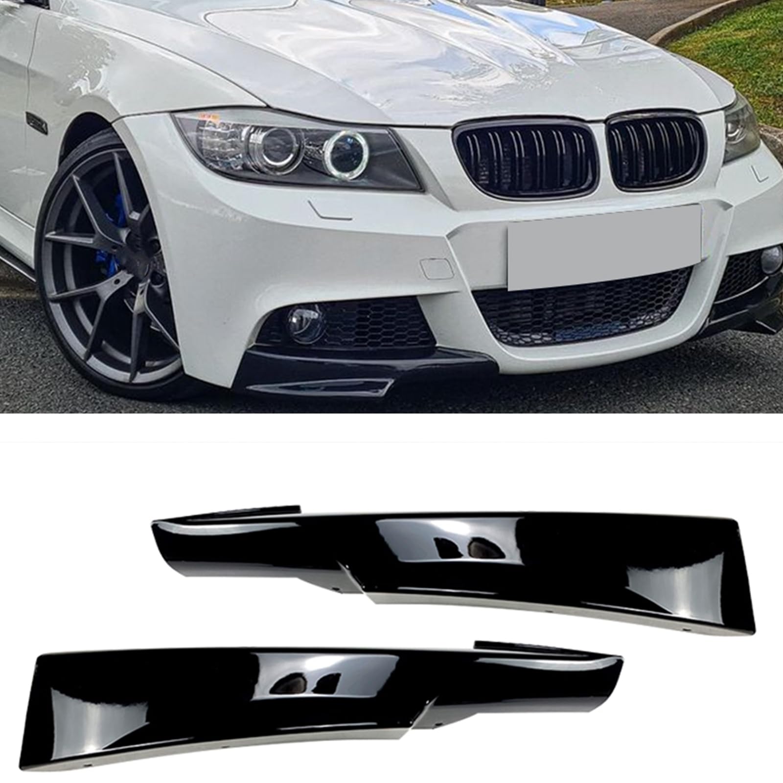 Frontstoßstange Seitensplitter für BMW 3er E90 M-Tech LCI 2009-2012 Frontstoßstange Seitensplitter für BMW 3er E90 M-Tech LCI 2009-2012 von AUSMILA