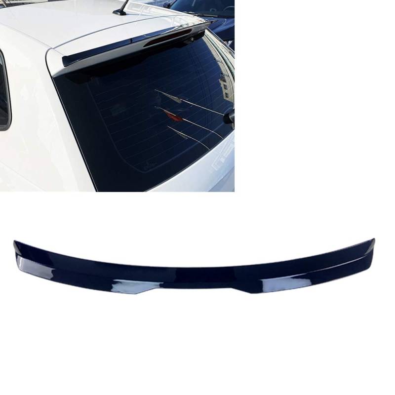 Für Volkswagen VW Polo MK6 Max 2019-2020 Hecktrunk Spoiler Flügellippe Glänzend Schwarz von AUSMILA