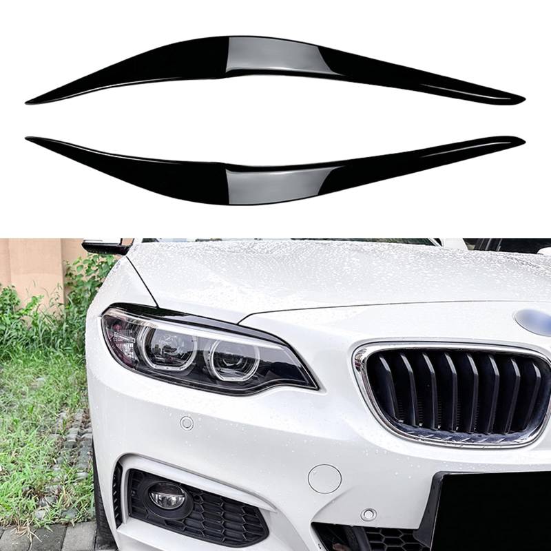 Scheinwerfer-Augenbrauen Trim für BMW 2er-Serie F22 F23 M Sport 2014-2021 von AUSMILA