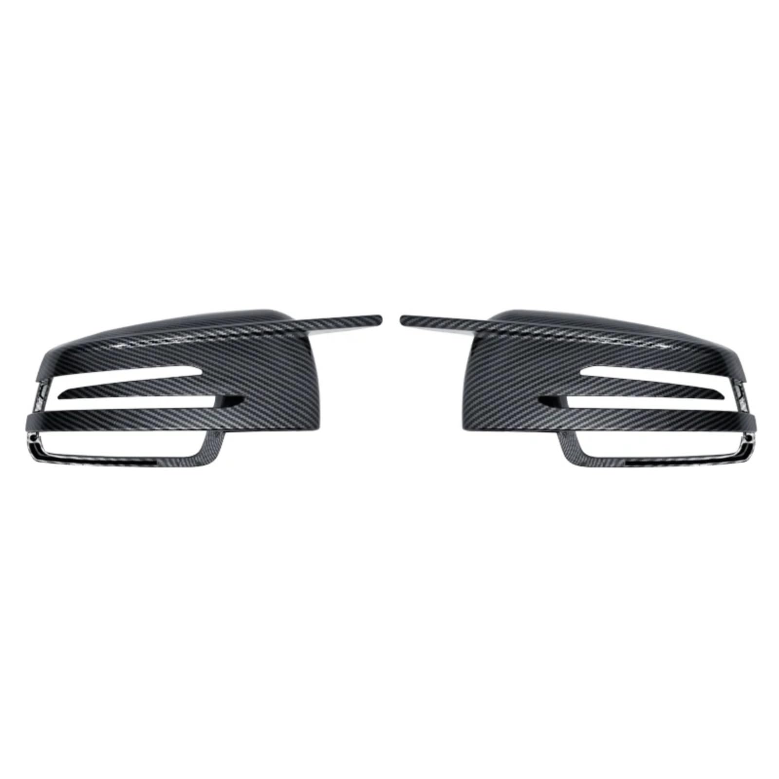 AUTEBGV Kompatibel Mit Benz S-Klasse Für W221 2006 2007 2008 2009 2010 2011 2012 2013. Schwarze Seitenspiegelkappen Ersetzen. Abdeckungen Für Auto-Außenspiegel. Rückspiegel Kappe(Black Carbon) von AUTEBGV