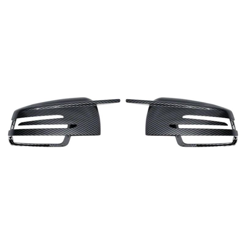 AUTEBGV Kompatibel Mit Benz S-Klasse Für W221 2006 2007 2008 2009 2010 2011 2012 2013. Schwarze Seitenspiegelkappen Ersetzen. Abdeckungen Für Auto-Außenspiegel. Rückspiegel Kappe(Black Carbon) von AUTEBGV