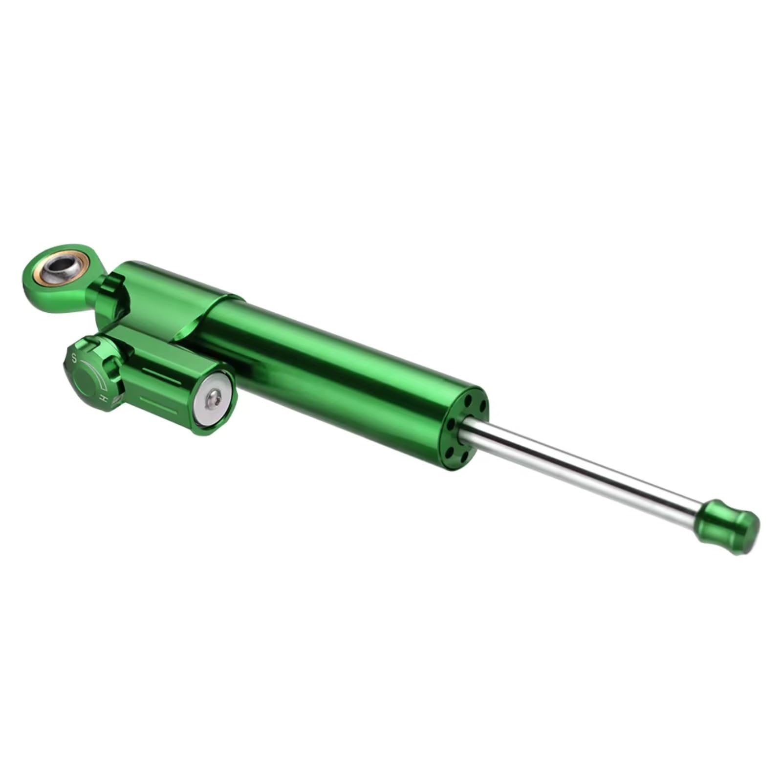 AUTEBGV Kompatibel Mit CBR954RR 2002 2003 Motorrad Lenkungsdämpfer Stabilisator Stoßdämpfer Halterungszubehör Universal Motorrad Lenkungsdämpfer(Green) von AUTEBGV