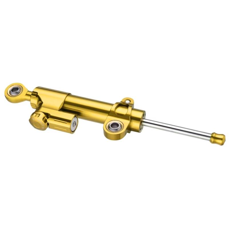 AUTEBGV Kompatibel Mit CBR954RR 2002 2003 Motorrad Lenkungsdämpfer Stabilisator Stoßdämpfer Halterungszubehör Universal Motorrad Lenkungsdämpfer(Yellow) von AUTEBGV