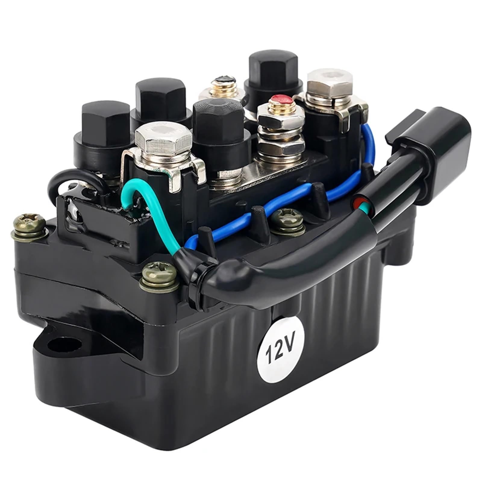 AUTEBGV Kompatibel Mit F115 Für F20D 2011–2017 Für VF200 Für VF225 LA 2009–2013 Ersatzteile Anlasser Für Relaismagnet Motorrad Starterrelais von AUTEBGV