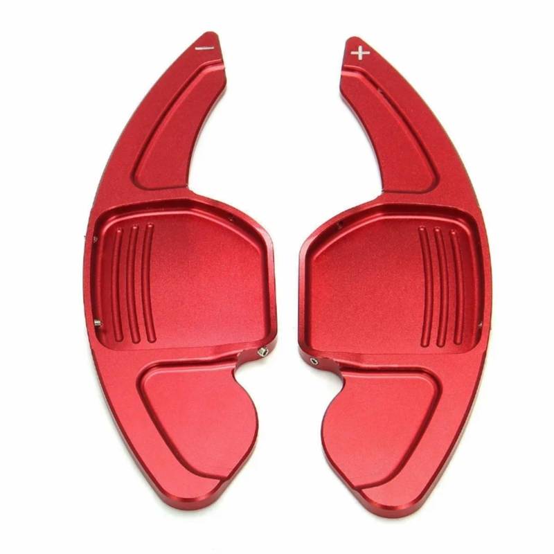 AUTEBGV Kompatibel Mit Für A5 S5 2012 2013 2014 2015 2016 Verlängerungsschalthebelaufkleber Verlängerungsschaltwippen Autolenkradschaltwippen Lenkrad Schaltpaddel(Red,A) von AUTEBGV