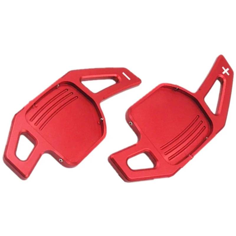 AUTEBGV Kompatibel Mit Für A7 A8 2011 2012 2013 2014 2015 2016 2017 Schaltwippen Lenkrad Rote Verlängerung Schalthebel Schalt Aluminium Lenkrad Schaltpaddel von AUTEBGV