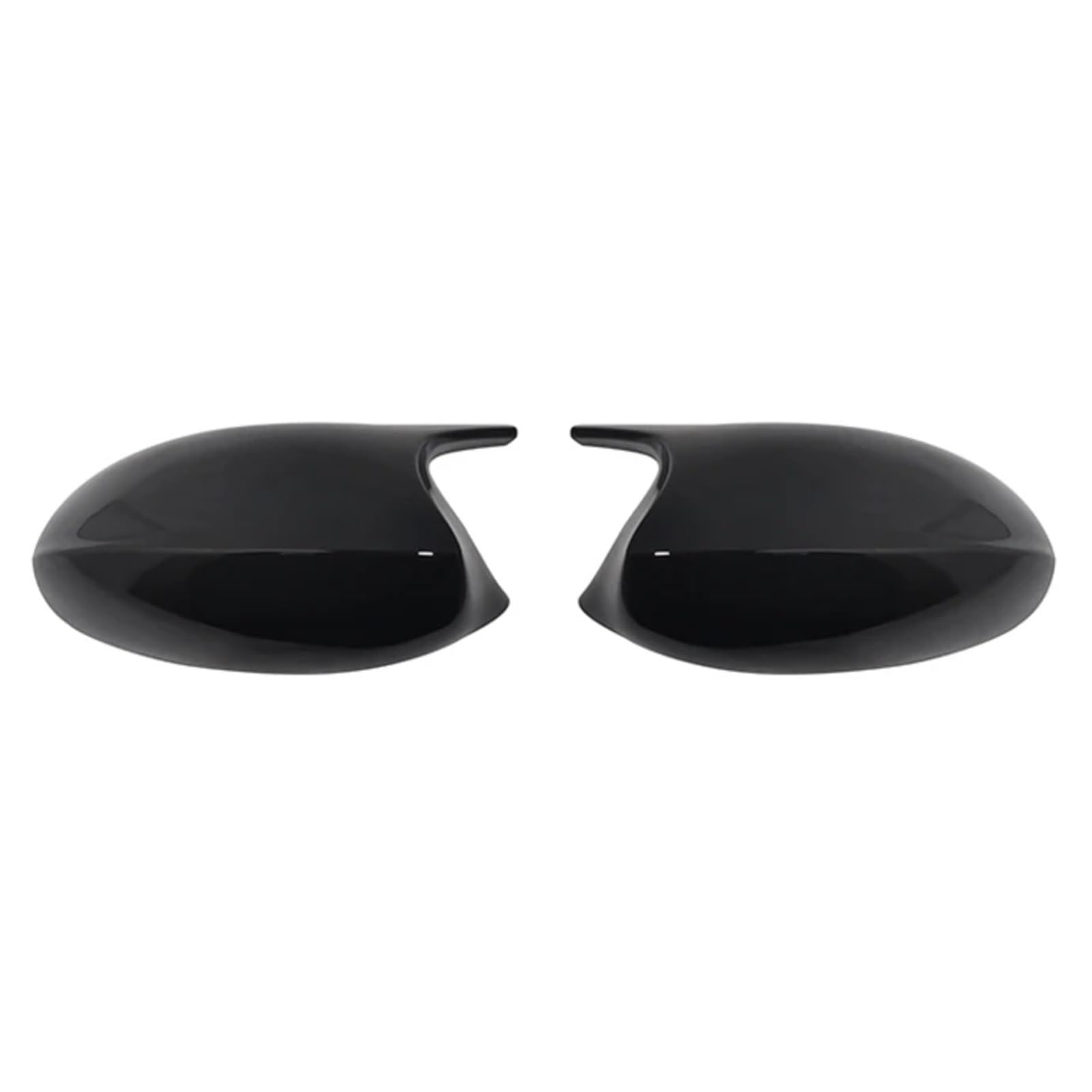 AUTEBGV Kompatibel Mit Für E90 E91 2005 2006 2007, 2X Spiegelabdeckung Autoseitentür-Rückspiegelabdeckungen Kappen Rückspiegel Kappe(Black,B) von AUTEBGV