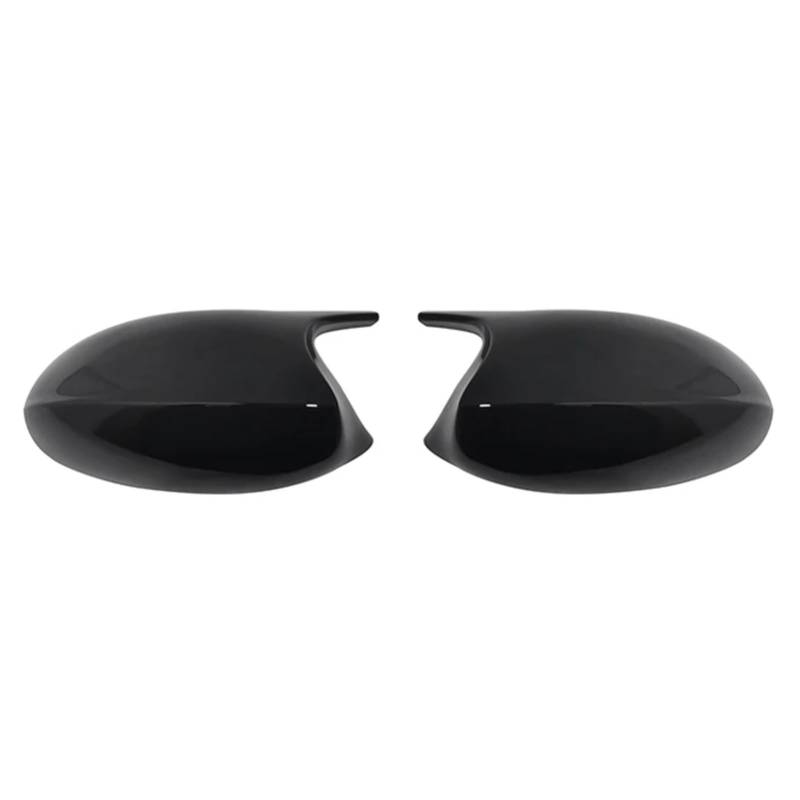 AUTEBGV Kompatibel Mit Für E90 E91 2005 2006 2007, 2X Spiegelabdeckung Autoseitentür-Rückspiegelabdeckungen Kappen Rückspiegel Kappe(Black,B) von AUTEBGV