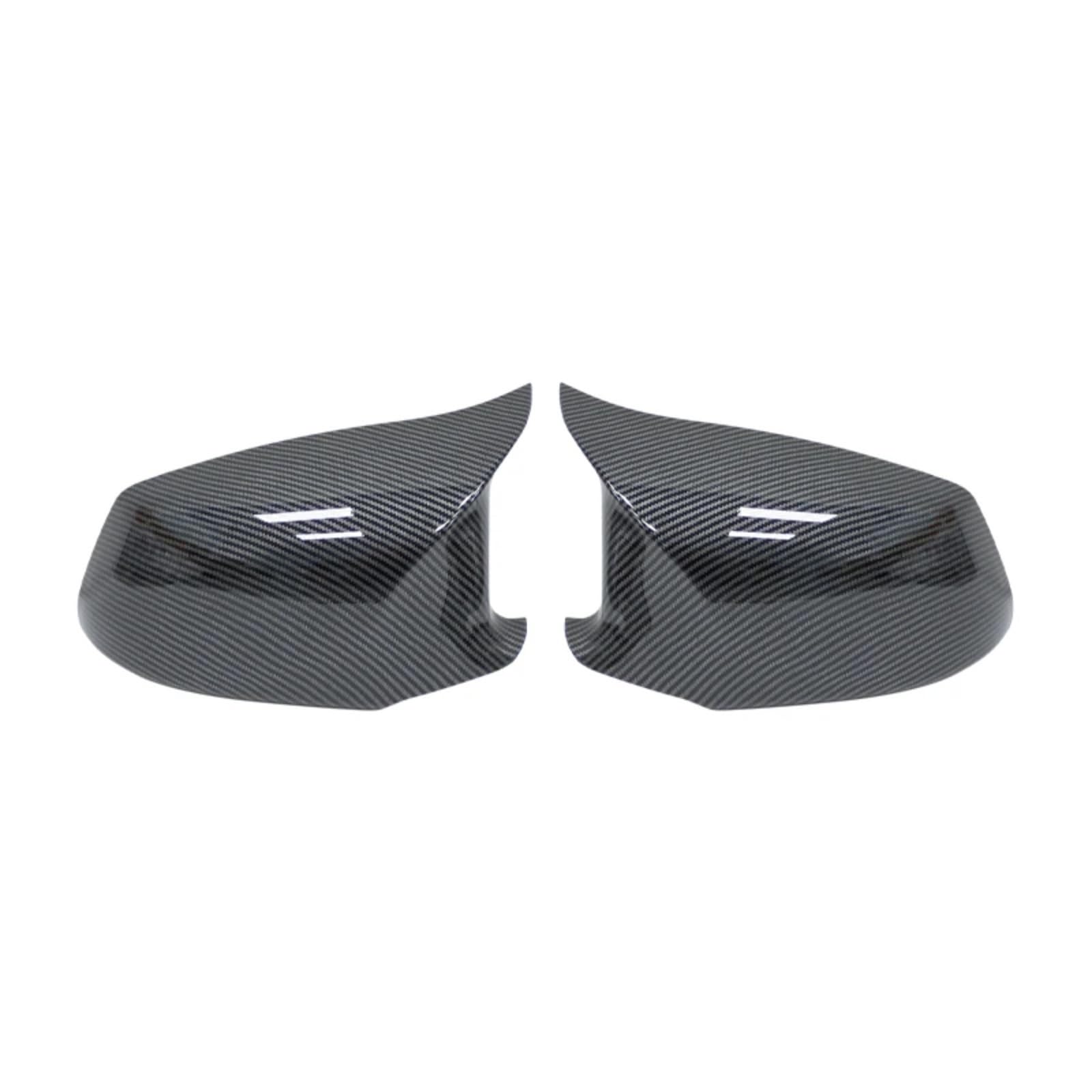 AUTEBGV Kompatibel Mit Für F06 F12 F13 Für LCL 2015 2016 2017 Autozubehör Rückspiegelkappe Für Seitenspiegelabdeckungen Rückspiegel Kappe(Black Carbon) von AUTEBGV