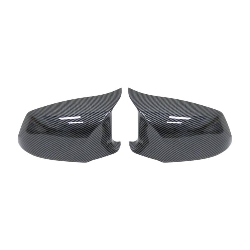 AUTEBGV Kompatibel Mit Für F06 F12 F13 Für LCL 2015 2016 2017 Autozubehör Rückspiegelkappe Für Seitenspiegelabdeckungen Rückspiegel Kappe(Black Carbon) von AUTEBGV