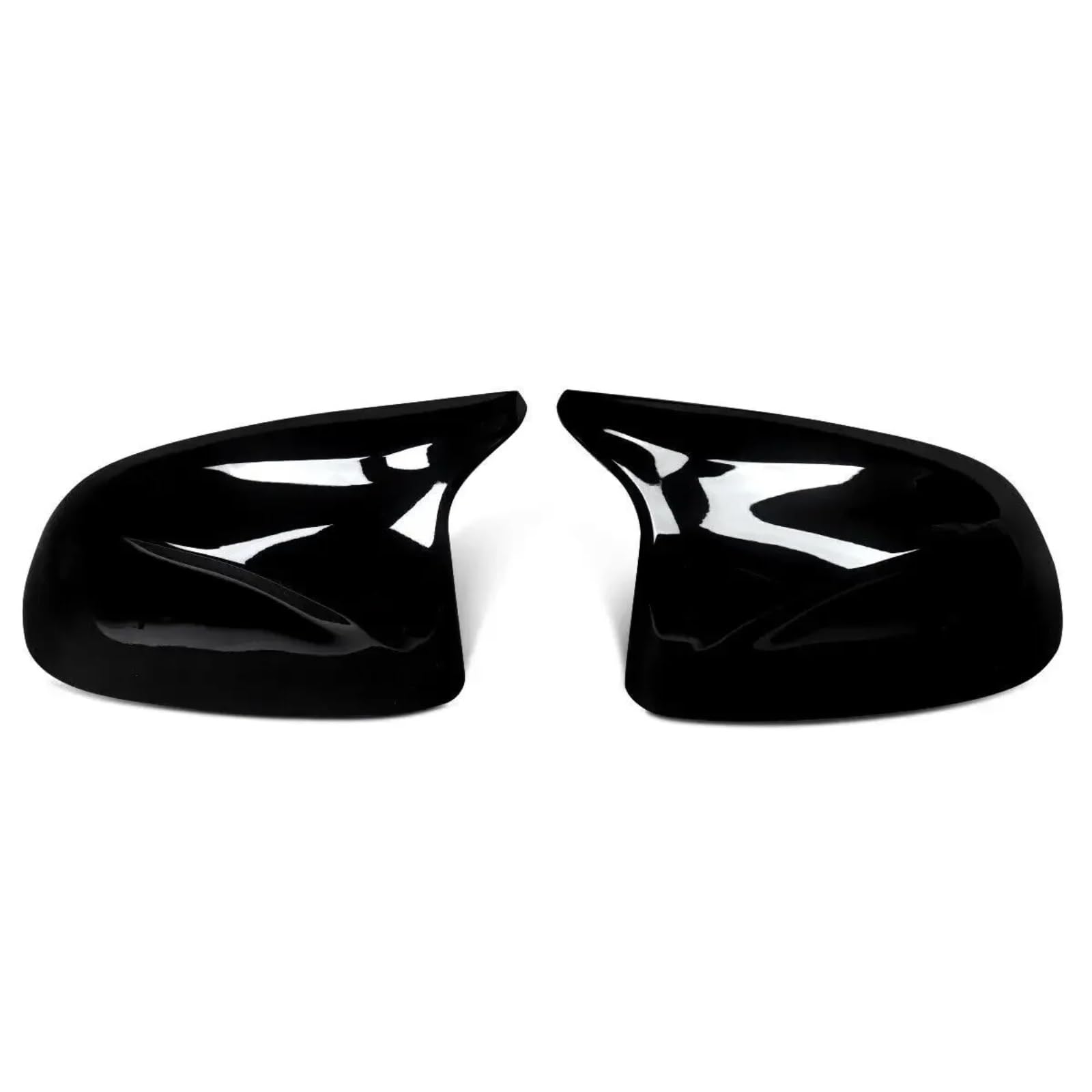 AUTEBGV Kompatibel Mit Für F25 F26 F15 2014 2015 2016 2017 2018 Auto-Rückspiegelabdeckung Für Flügelkappe, Außentürgehäuseverkleidung, Carbon-Muster Rückspiegel Kappe(Black) von AUTEBGV