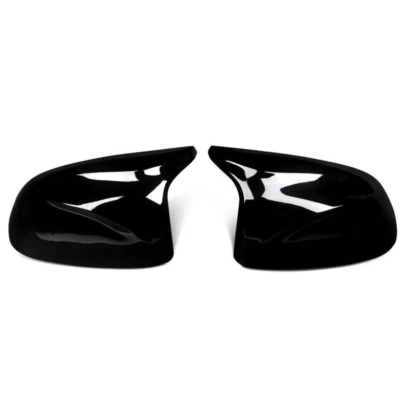 AUTEBGV Kompatibel Mit Für F25 F26 F15 2014 2015 2016 2017 2018 Auto-Rückspiegelabdeckung Für Flügelkappe, Außentürgehäuseverkleidung, Carbon-Muster Rückspiegel Kappe(Black) von AUTEBGV
