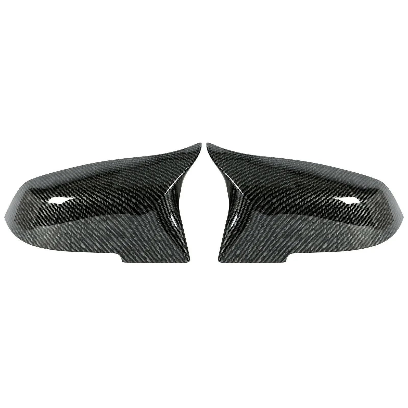 AUTEBGV Kompatibel Mit Für F30 F31 320i 328i 330i 335i Für Sedan Touring 2012 2013 2014 2015 2016 2017 2018 2019 2020 Autospiegel Ersatzabdeckungen Rückspiegel Kappe(Black Carbon) von AUTEBGV