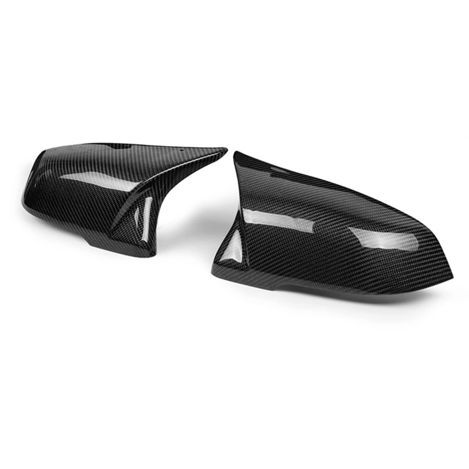 AUTEBGV Kompatibel Mit Für F87 Für M2 I3 I3S 2014 2015 2016 2017 2018 Carbonmuster Schwarze Rückspiegel-Abdeckkappe Autospiegel Ersatzabdeckungen Rückspiegel Kappe(Black Carbon) von AUTEBGV