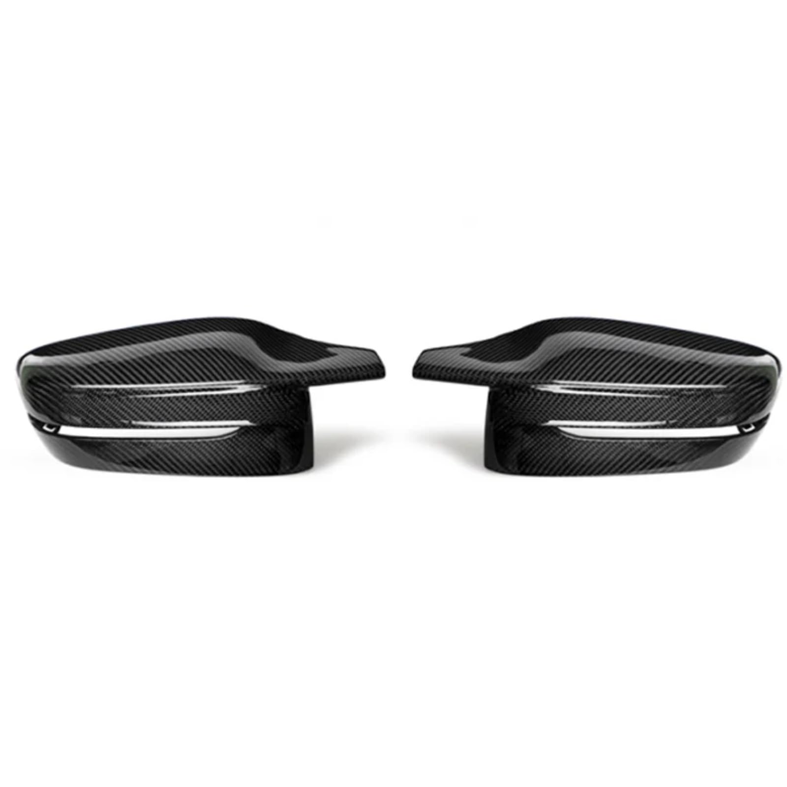 AUTEBGV Kompatibel Mit Für G20 G21 G28 2019 2020 2021 2022 2023 Spiegelabdeckung Autoseitenrückspiegel-Abdeckkappe LHD RHD Rückspiegel Kappe(Black Carbon,LHD) von AUTEBGV