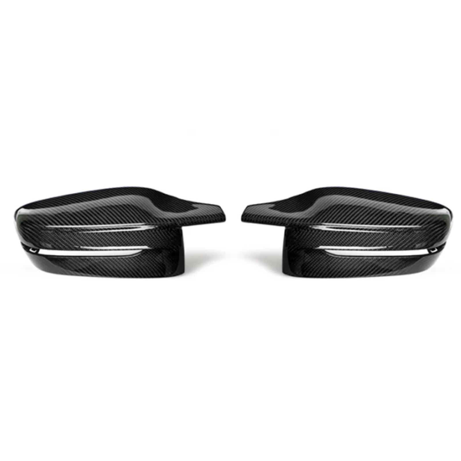 AUTEBGV Kompatibel Mit Für G30 G38 518d 520d 520i 530i 540i G15 G16 830i 840d 850i 850Ci 2017 2018 2019 2020 2021 Kfz-Außenspiegelabdeckungen Rückspiegel Kappe(Black Carbon,LHD) von AUTEBGV