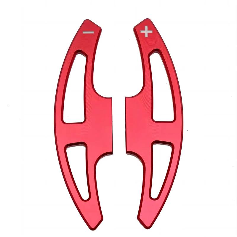 AUTEBGV Kompatibel Mit Für M3 2009–2013 Für X5 M 2010–2013 Metall-Lenkrad-Controller Paddel-Verlängerungsschalthebel Ersatz-Auto-Universal-Picks Lenkrad Schaltpaddel(Red) von AUTEBGV