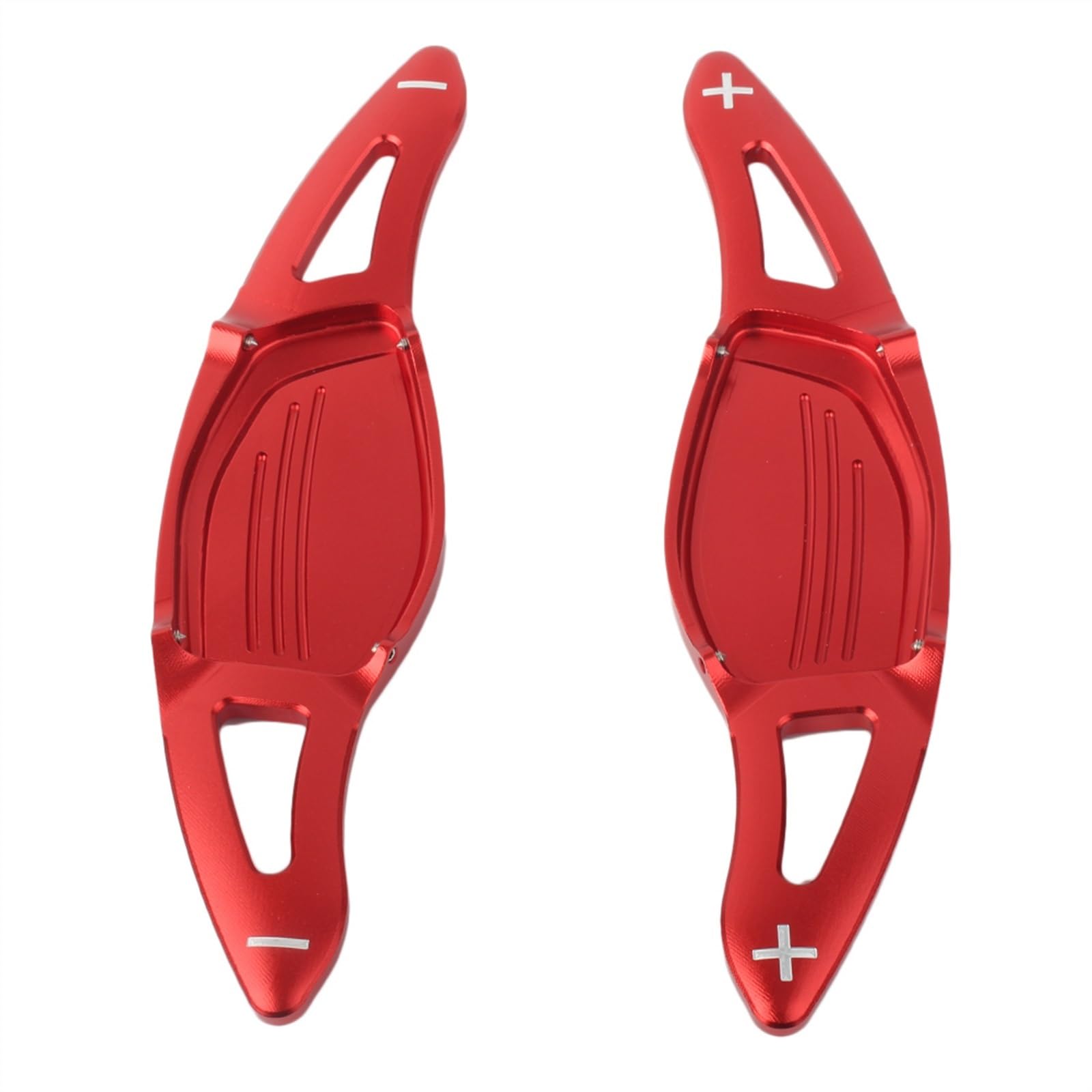 AUTEBGV Kompatibel Mit Für R8 Für TT Für RS 2016 2017 2018 2019 2020 Auto-Lenkrad-Schaltwippe Direktschaltgetriebe Lenkrad Schaltpaddel(Red) von AUTEBGV