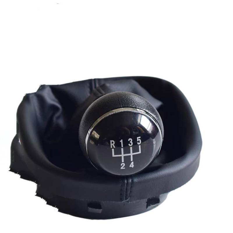 AUTEBGV Kompatibel Mit Für Touran 2003 2004 2005 2006 2007 2008 2009 2010 5 6-Gang-Schaltgetriebe Auto-Schalthebelkopf-Schalthebeladapter Auto-Schalthebel Schaltknäufe(5-Speed) von AUTEBGV