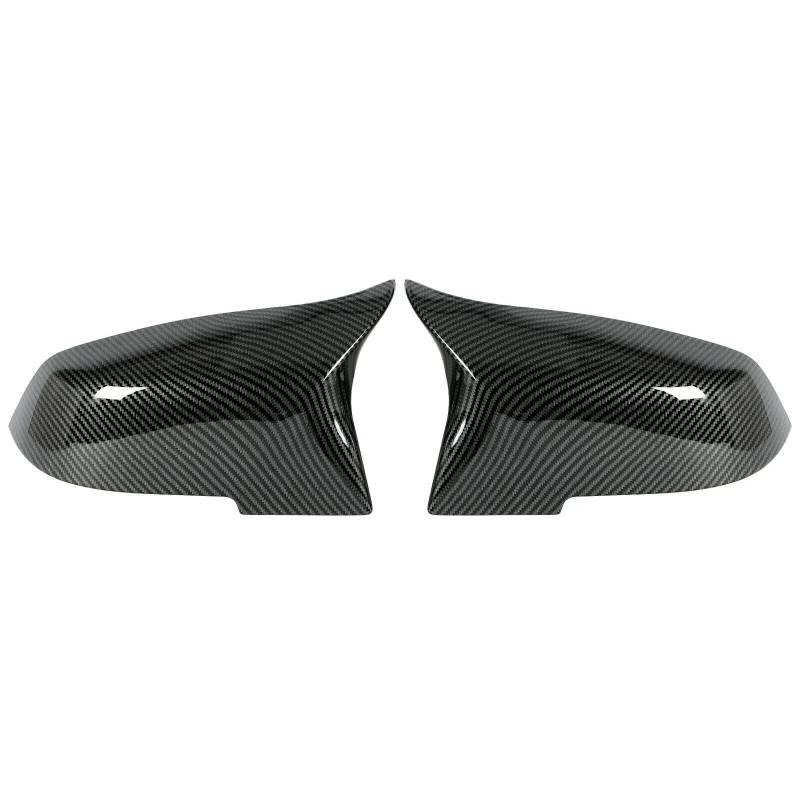 AUTEBGV Kompatibel Mit Für X1 E84 2013 2014 2015, Ersatzstil, Spiegelabdeckung Mit Kohlefasermuster, Ersatz Der Spiegelabdeckungen Rückspiegel Kappe(Black Carbon) von AUTEBGV