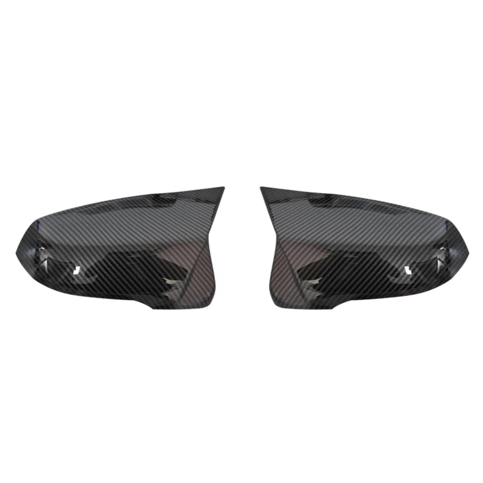 AUTEBGV Kompatibel Mit Für X2 F39 2018 2019 2020 2021 2022 2023 Carbonfaser-Musteroptik Schwarze Rückspiegelabdeckung Autospiegelabdeckungen Kappen Rückspiegel Kappe(Black Carbon) von AUTEBGV