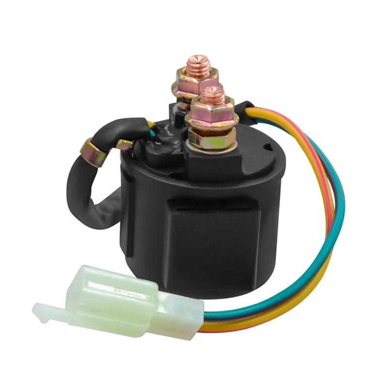 AUTEBGV Kompatibel Mit Moto-4 200 YFM200 1985–1989 ATV Für Radian YX600 1986–1990 Ersatzteile Anlasser Für Relaismagnet Motorrad Starterrelais von AUTEBGV