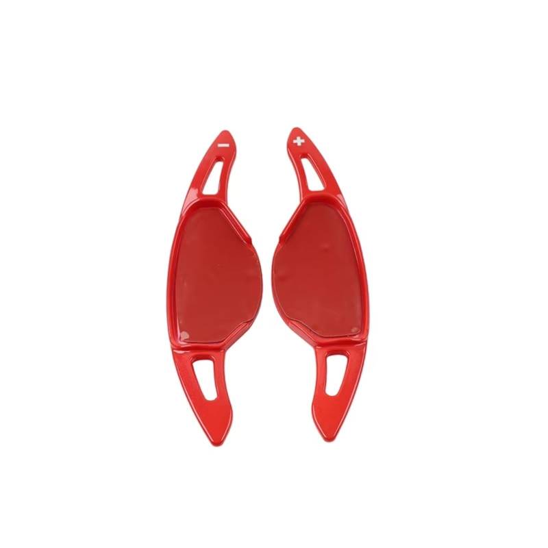 AUTEBGV Kompatibel Mit Nissan Für Pathfinder Für Qashqai J12 2022 2023 Auto-Lenkrad-Controller Schaltwippen-Verlängerungsteile Zubehörmontage Lenkrad Schaltpaddel(Red) von AUTEBGV