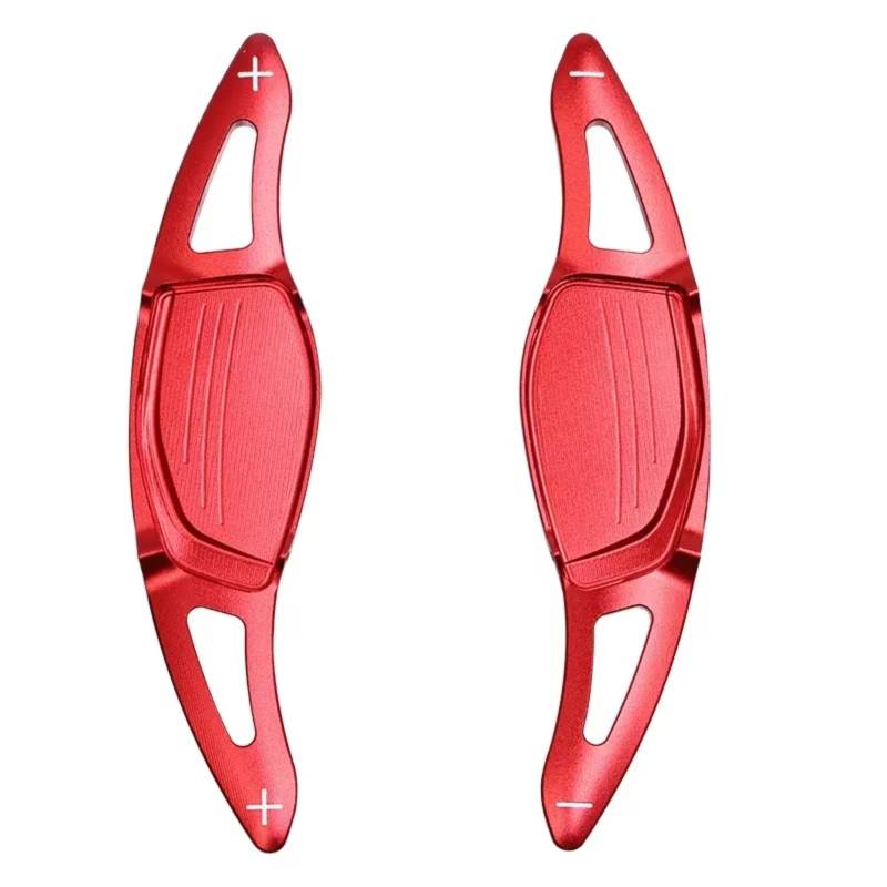 AUTEBGV Kompatibel Mit Rs3 Rs5 2017 2018 2019 2020 Auto-Styling Für Sport-Lenkrad-Controller Schaltwippen-Verlängerungsschalthebel Autoteile Zubehör Lenkrad Schaltpaddel(Red) von AUTEBGV