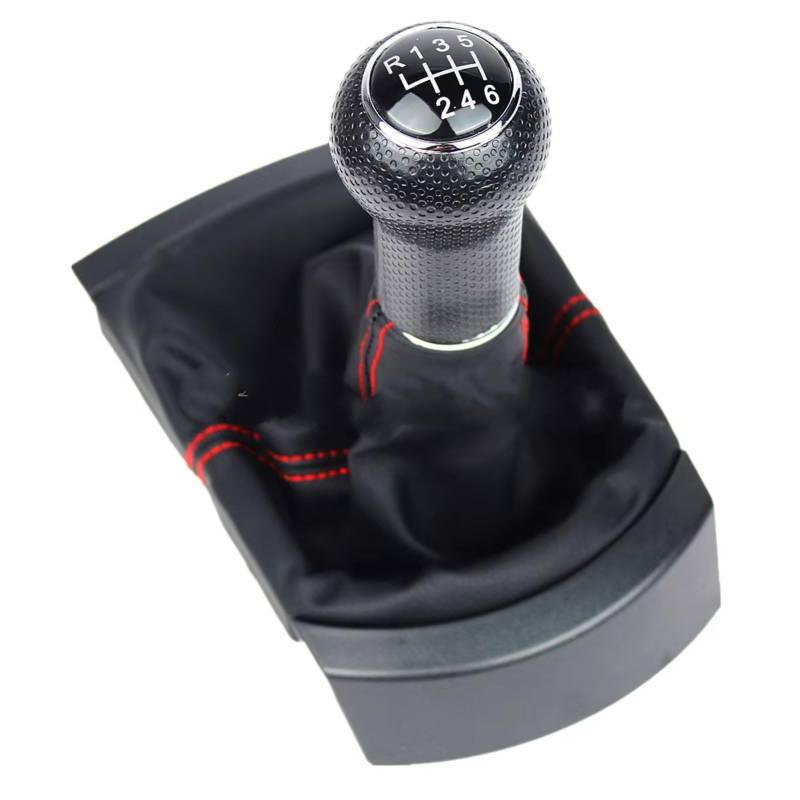 AUTEBGV Kompatibel Mit Seat Für Ibiza 2002 2003 2004 2005 2006 2007 2008 2009 2010 Auto-Styling 6 Für Gang-Schalthebel-Schaltknauf Auto-Universalknopf Schaltknäufe von AUTEBGV