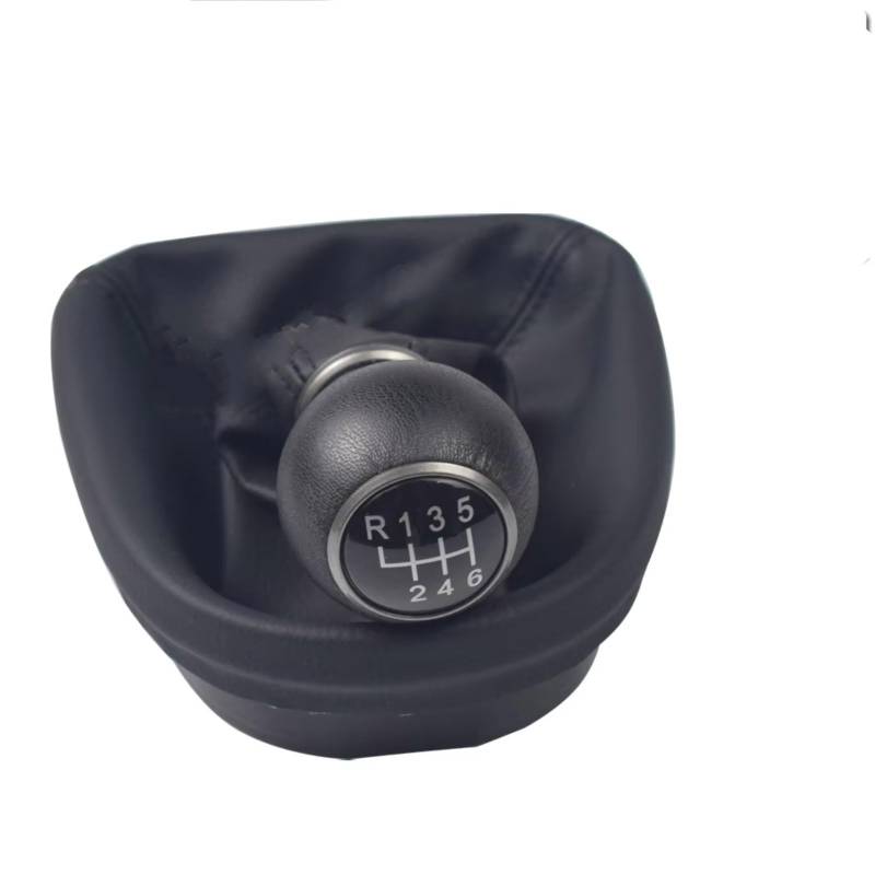 AUTEBGV Kompatibel Mit Seat Für Leon 2006 2007 2008 2009 2010 2011 2012 5 6-Gang-Schaltgetriebe Schaltknauf Adapter Auto Schalthebel Knopf Stick Schaltknäufe(6-Speed) von AUTEBGV