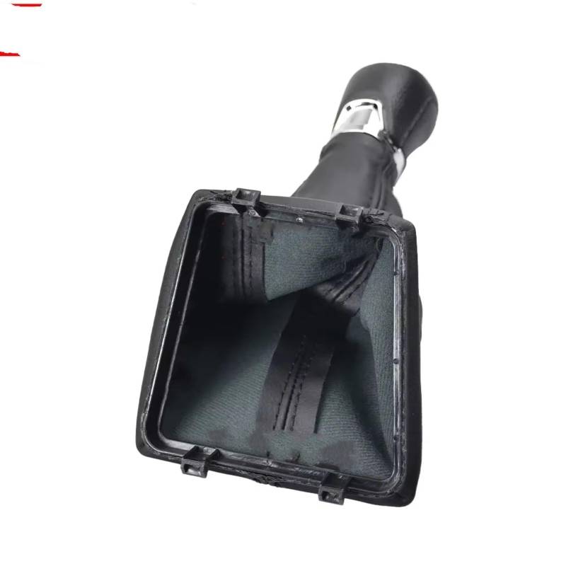 AUTEBGV Kompatibel Mit Skoda Für Octavia A7 Für MK3 2014 2015 2016 2017 5 6-Gang-Schaltknauf Schalthebelmanschette Kofferraumabdeckung Kragen Automatischer Schaltknauf Schaltknäufe(5-Speed) von AUTEBGV