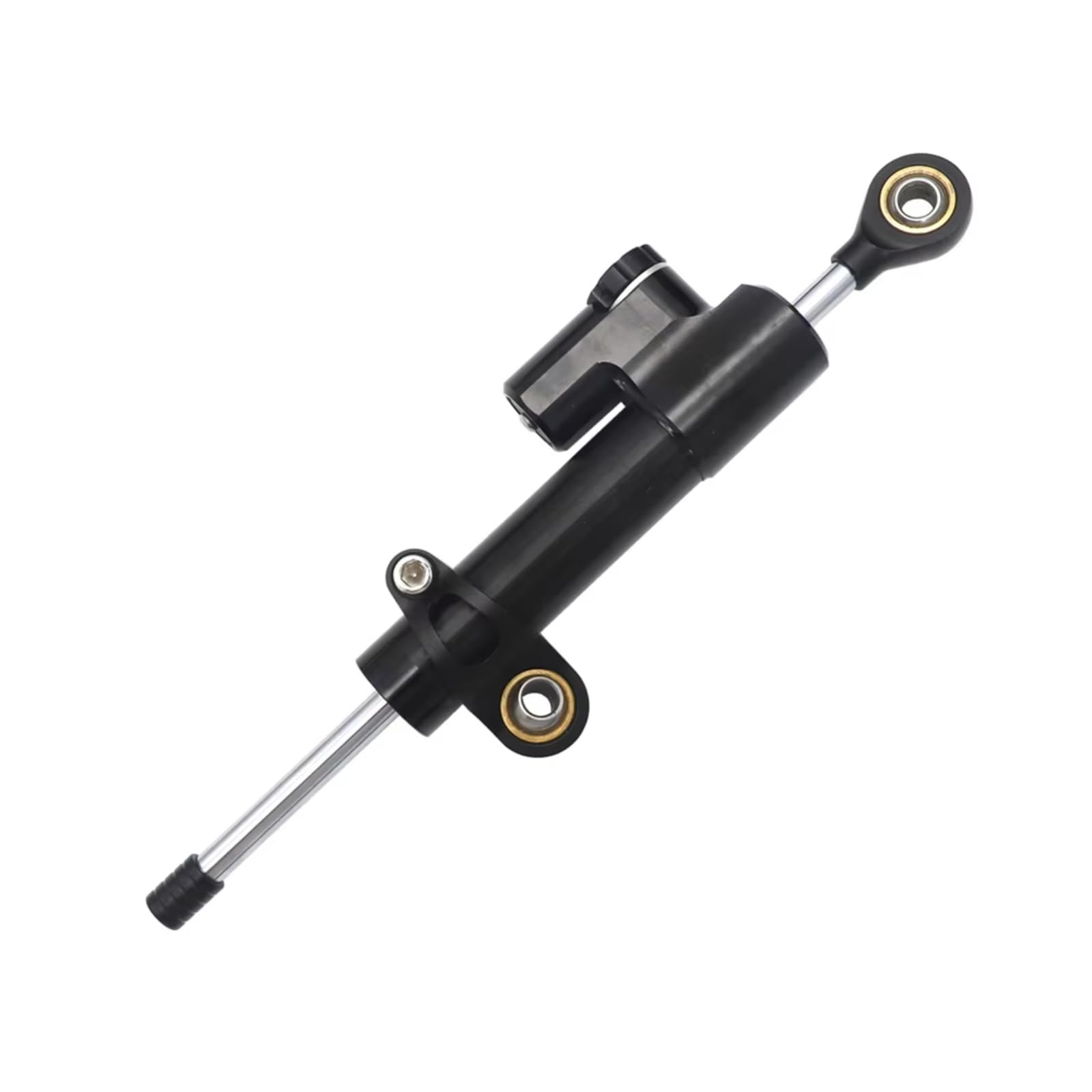 AUTEBGV Kompatibel Mit Yamaha Für YZF600 2003 2004 2005 Motorräder Lenkungsstabilisierungsdämpfer Einstellbarer Linearer Stoßdämpfer Zubehör Motorrad Lenkungsdämpfer(Black) von AUTEBGV