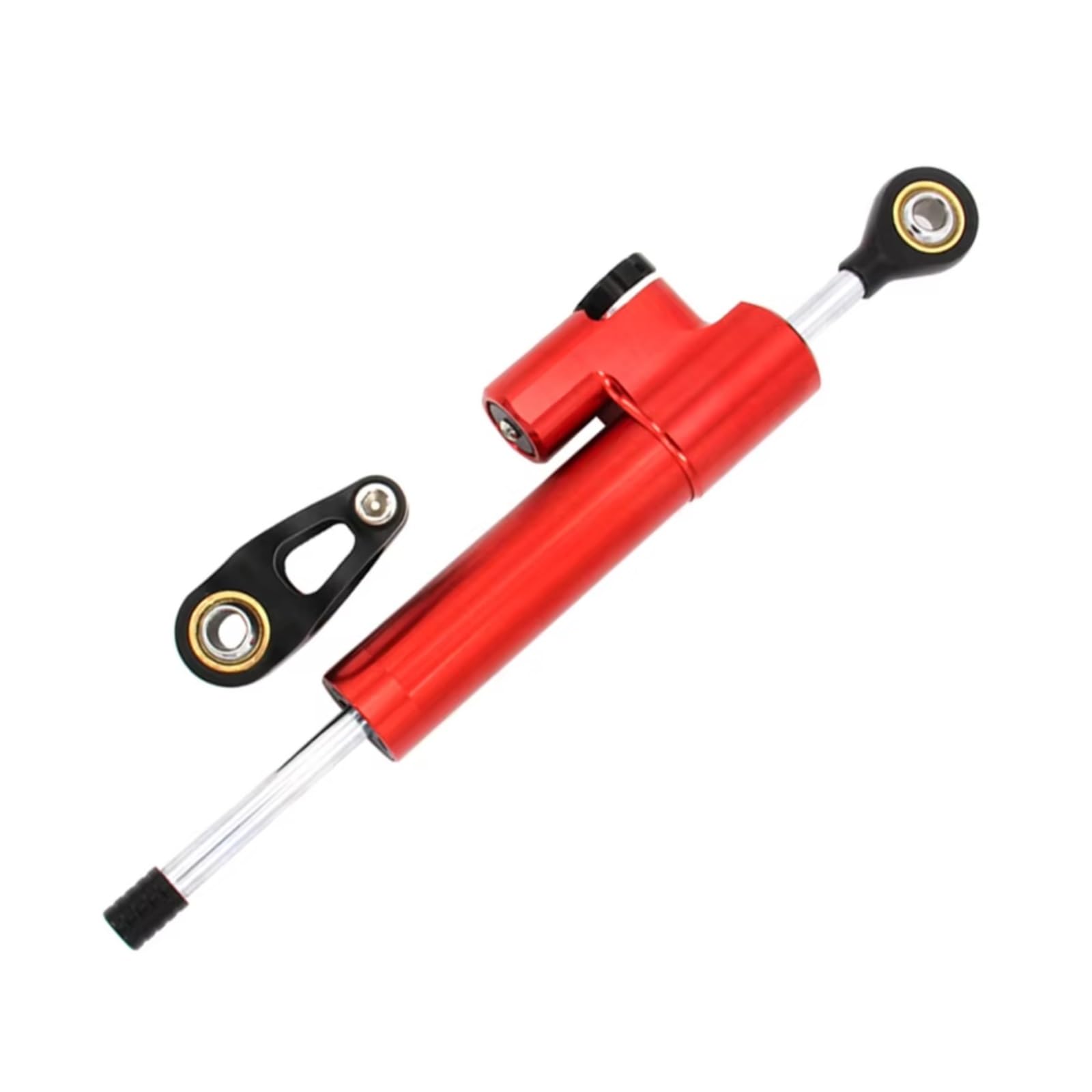 AUTEBGV Kompatibel Mit Yamaha Für YZF600 2003 2004 2005 Motorräder Lenkungsstabilisierungsdämpfer Einstellbarer Linearer Stoßdämpfer Zubehör Motorrad Lenkungsdämpfer(Red) von AUTEBGV