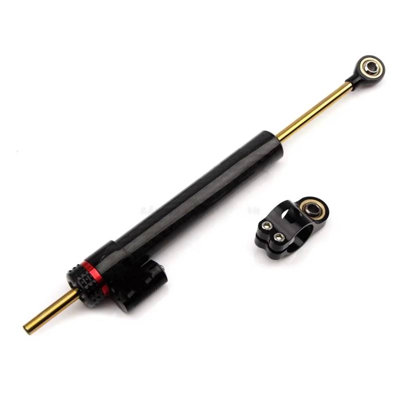 AUTEBGV Kompatibel Mit Yamaha Motorrad Dämpfer Lenkstabilisator Linearer Stoßdämpfer 252 Mm 342 Mm Verstellbar Universelles Zubehör Motorrad Lenkungsdämpfer(342mm) von AUTEBGV