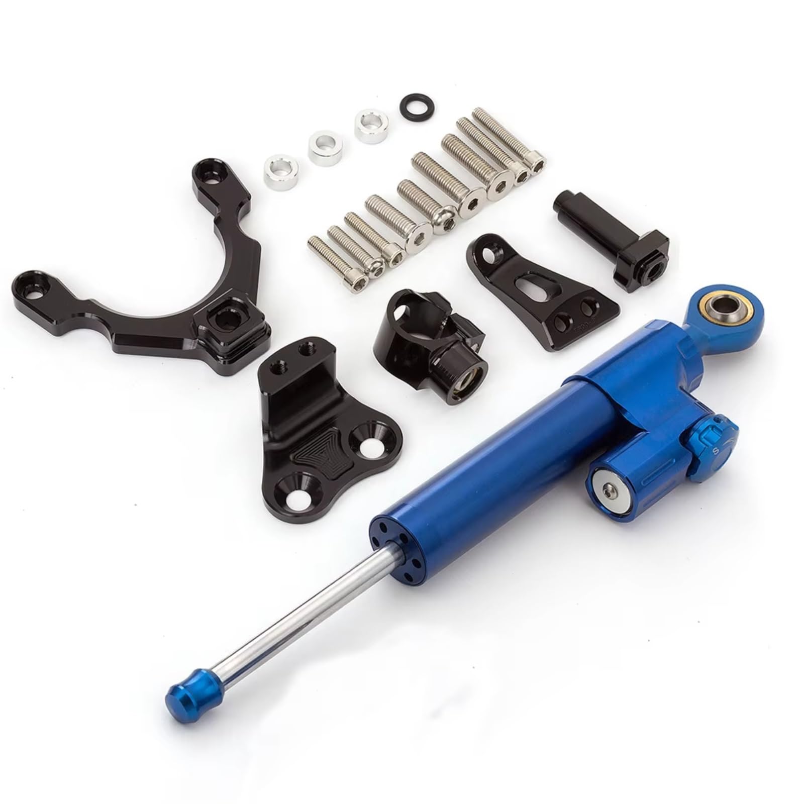 AUTEBGV Kompatibel Mit Z900 2017 2018 2019 2020 2021 2022 2023 Motorradstabilisator Lenkungsdämpfer Linearer Stoßdämpfer Einstellbares Zubehör Motorrad Lenkungsdämpfer(Blue) von AUTEBGV