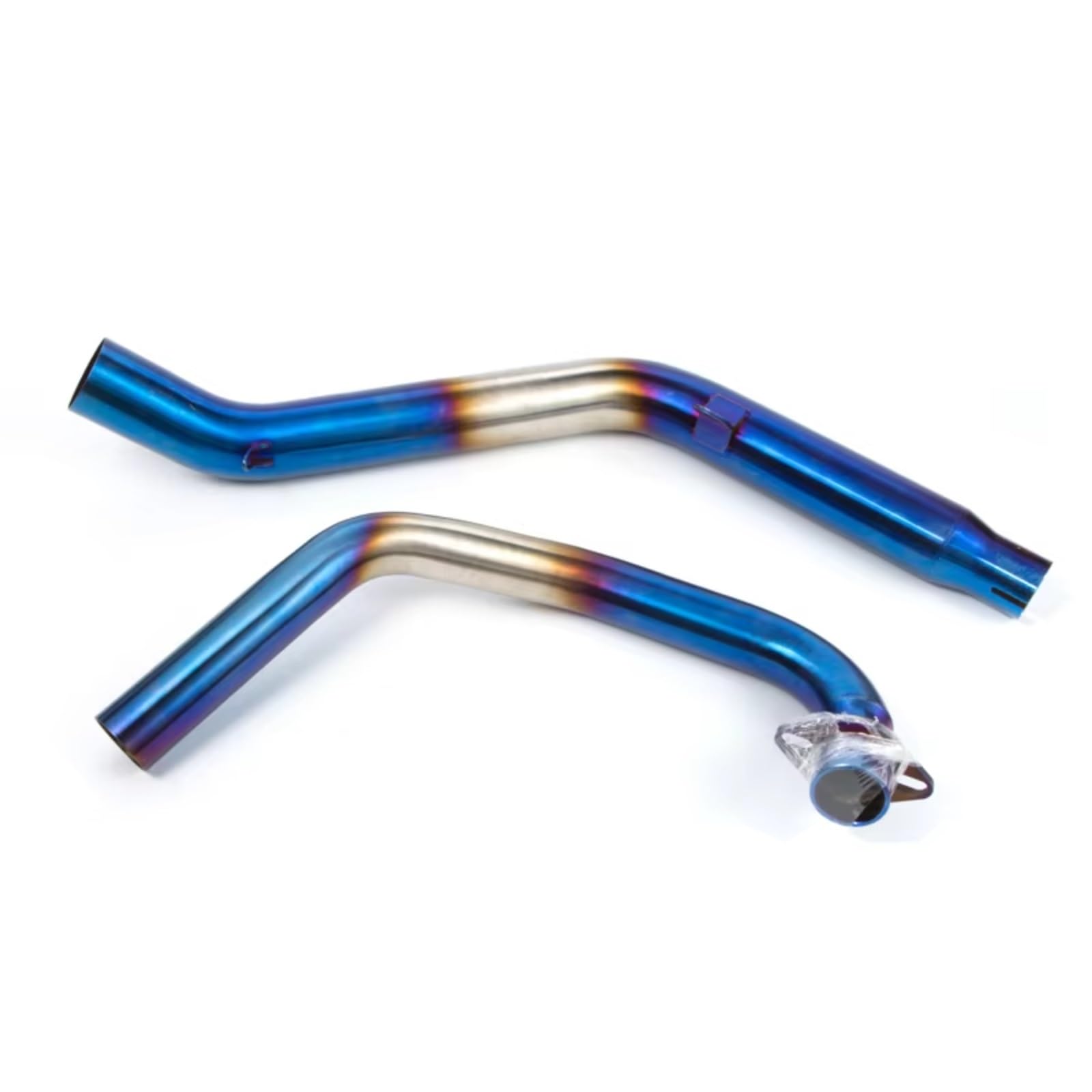 AUTEBGV Motorrad Mittelrohr Für CBF190R CB190R CBF190X Motorradauspuff Mittelglied Mittelrohr Schalldämpfersystem Motorradauspuff Schalldämpfer(Blue) von AUTEBGV