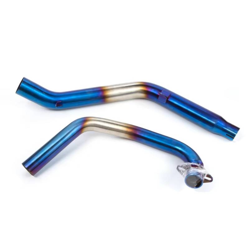AUTEBGV Motorrad Mittelrohr Für CBF190R CB190R CBF190X Motorradauspuff Mittelglied Mittelrohr Schalldämpfersystem Motorradauspuff Schalldämpfer(Blue) von AUTEBGV