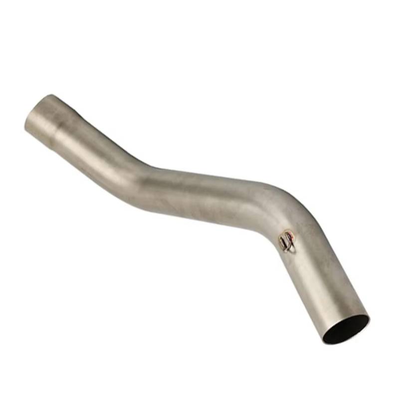 AUTEBGV Motorrad Mittelrohr Für Ninja Für ZX6R 2009 2010 2011 2012 2013 2014 2015 2016 2017 2018 2019 Motorrad Auspuffrohr Anschluss Link Motorrad Auspuff Rohr Endrohr von AUTEBGV