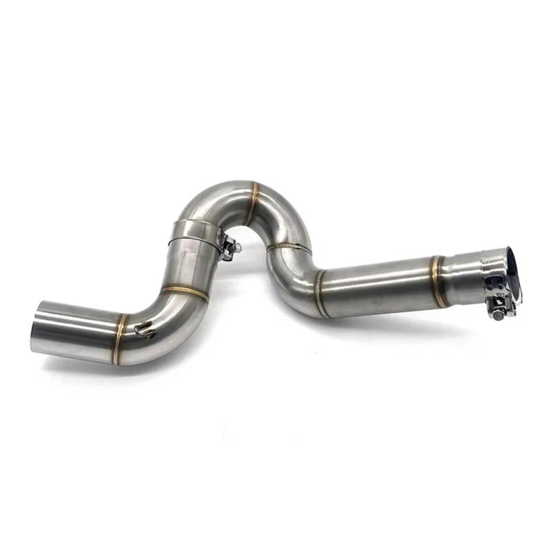 AUTEBGV Motorrad Mittelrohr Kompatibel Mit Benelli Für 502C 502X TRK502 2016 2017 2018 Motorradauspuff Mittelverbindungsrohr Schalldämpfer Sistemas Für Escape Moto Auspuff von AUTEBGV