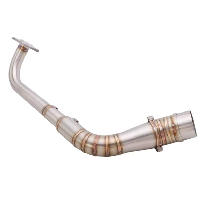 AUTEBGV Motorrad Mittelrohr Kompatibel Mit Yamaha Für Nmax125 Nmax155 2015 2016 2017 Motorradauspuff Für Escape-System Moto Modify Schalldämpfer Front Link Pipe von AUTEBGV