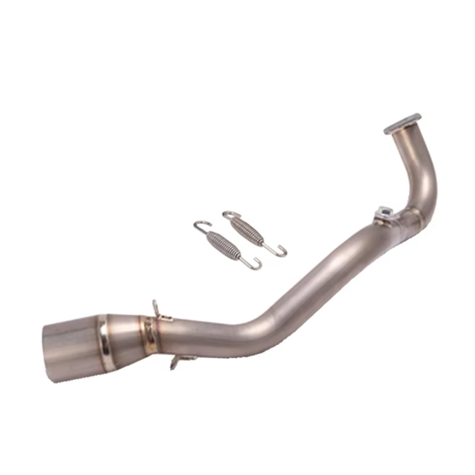 AUTEBGV Motorrad Mittelrohr Kompatibel Mit Yamaha Für Nmax125 Nmax155 2021 Motorrad-Front-Mid-Link-Rohr 51MM Motorrad-Auspuffrohr-Endrohr von AUTEBGV
