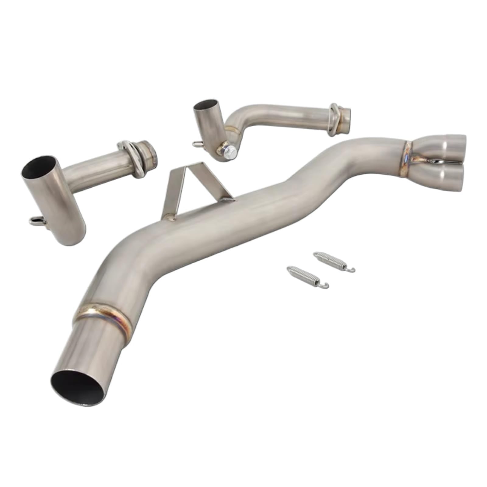 AUTEBGV Motorrad Mittelrohr Kompatibel Mit Yamaha Für Tenere700 2019-2024 Motorradauspuff Für Escape Slip On Front Link Pipe Motorrad-Auspuffrohr-Endrohr von AUTEBGV