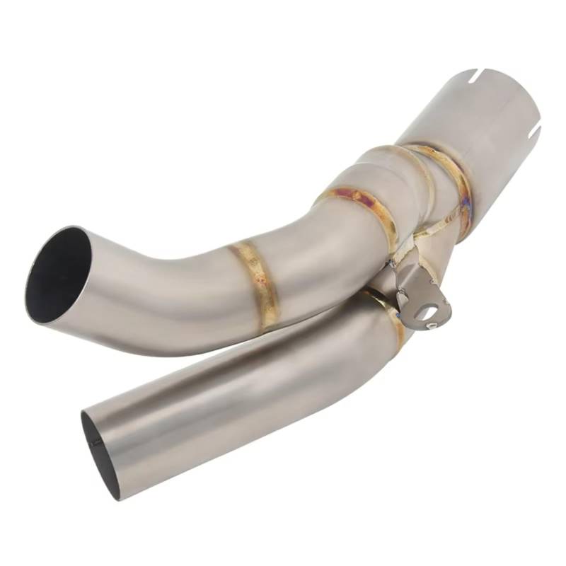 AUTEBGV Motorrad Mittelrohr Kompatibel Mit Yamaha Für YZF-R1 2004 2005 2006 Motorradauspuff Mittelverbindungsrohr Modifizierter Schalldämpfer Moto Fluchtsystem von AUTEBGV