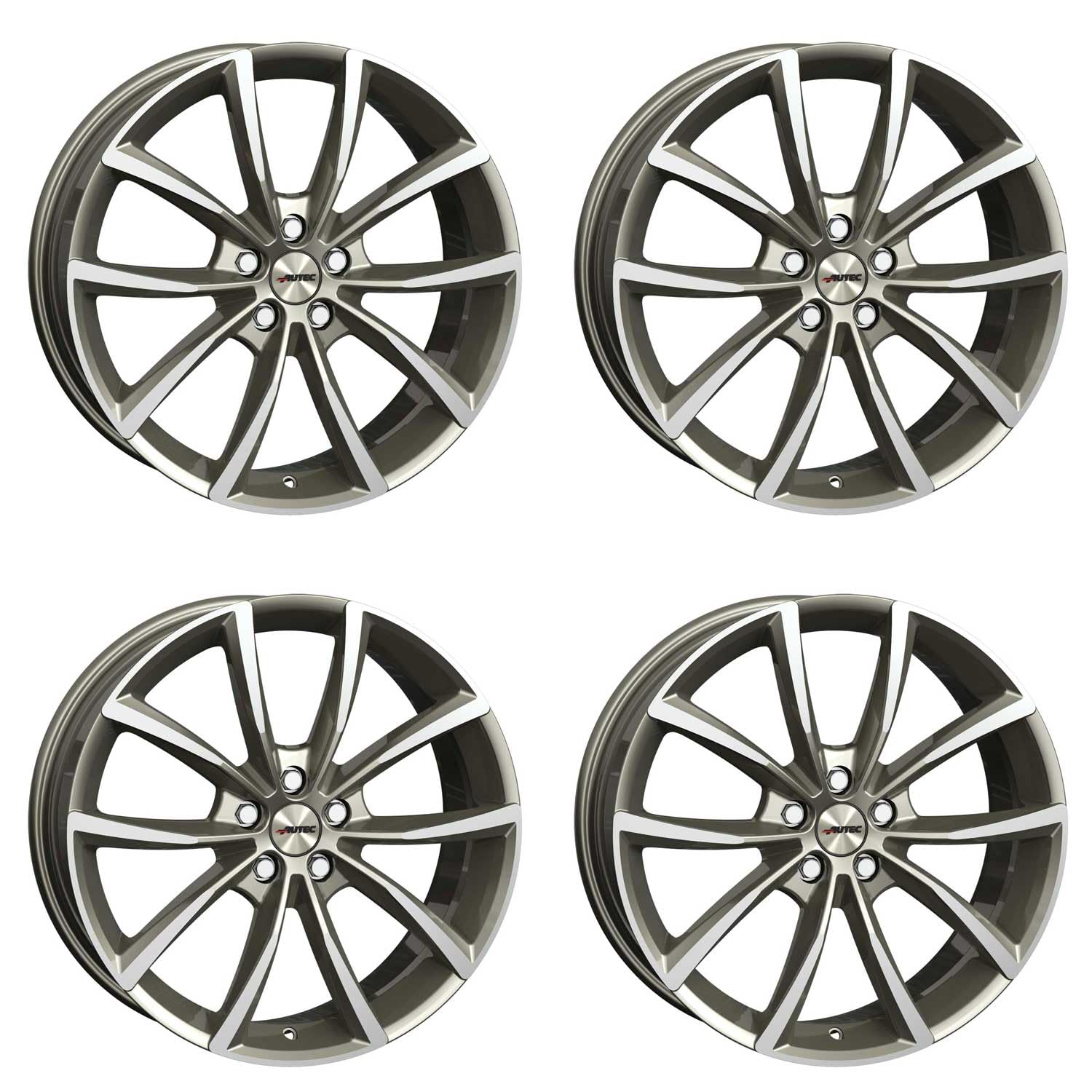 4x AUTEC Felgen Alufelgen ASTANA 8.0x18 ET44 5x112 Titansilber poliert kompatibel mit VW Golf VII Golf VIII Golf V Golf VI Passat T-Roc Tiguan Touran J 4x AUTEC Felgen Alufelgen ASTANA 8.0x18 ET44 5x112 Titansilber poliert kompatibel mit VW Golf VII Golf VIII Golf V Golf VI Passat T-Roc Tiguan Touran J von AUTEC