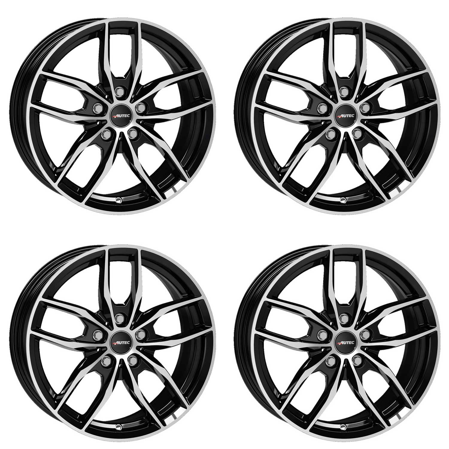 4x AUTEC Felgen Alufelgen BAVARIS 7.5x17 ET54 5x112 Schwarz poliert kompatibel mit BMW 2er 1 4x AUTEC Felgen Alufelgen BAVARIS 7.5x17 ET54 5x112 Schwarz poliert kompatibel mit BMW 2er 1 von AUTEC