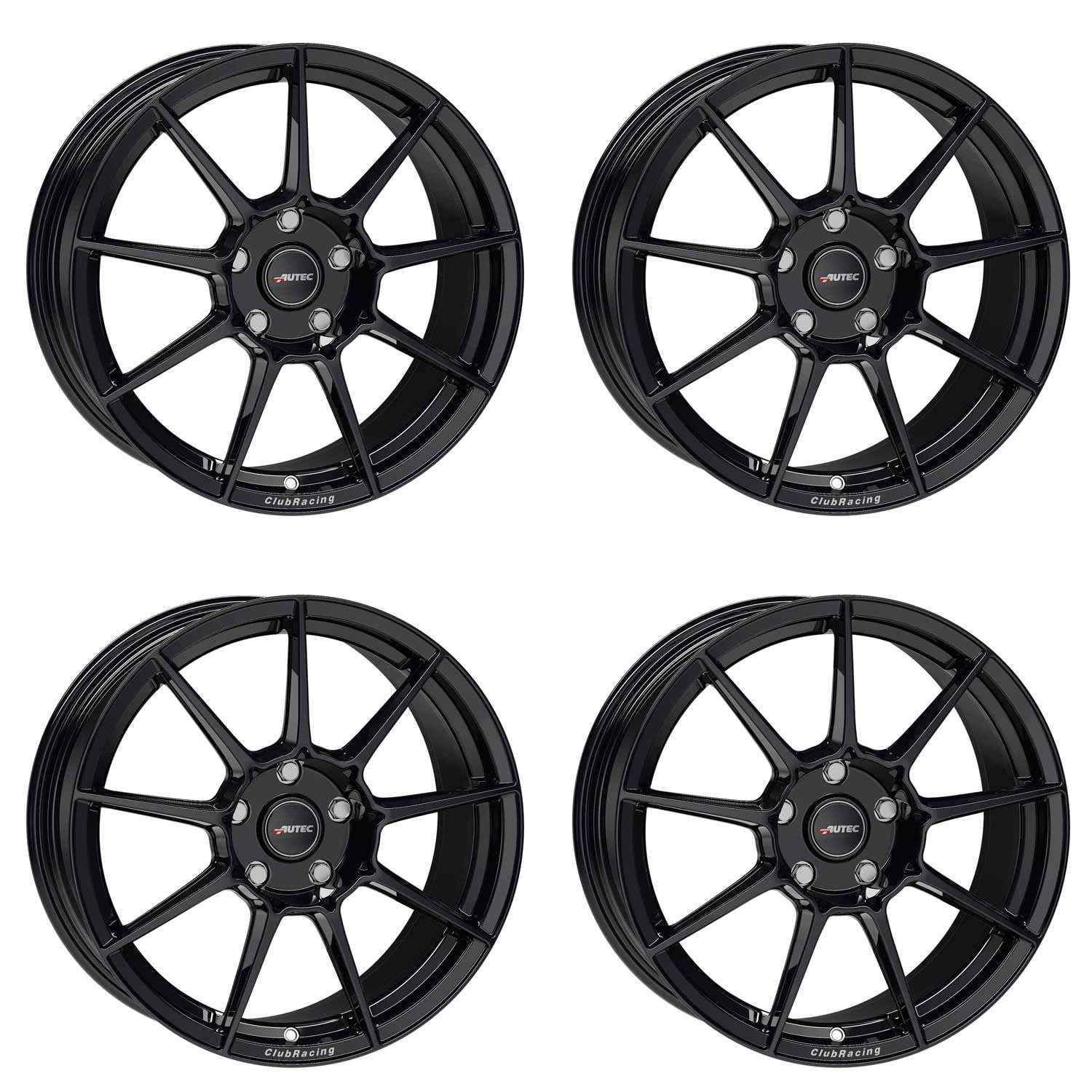 4x AUTEC Felgen Alufelgen CLUBRACING 9.5x18 ET45 5x114,3 Schwarz kompatibel mit Toyota Yaris 4x AUTEC Felgen Alufelgen CLUBRACING 9.5x18 ET45 5x114,3 Schwarz kompatibel mit Toyota Yaris von AUTEC
