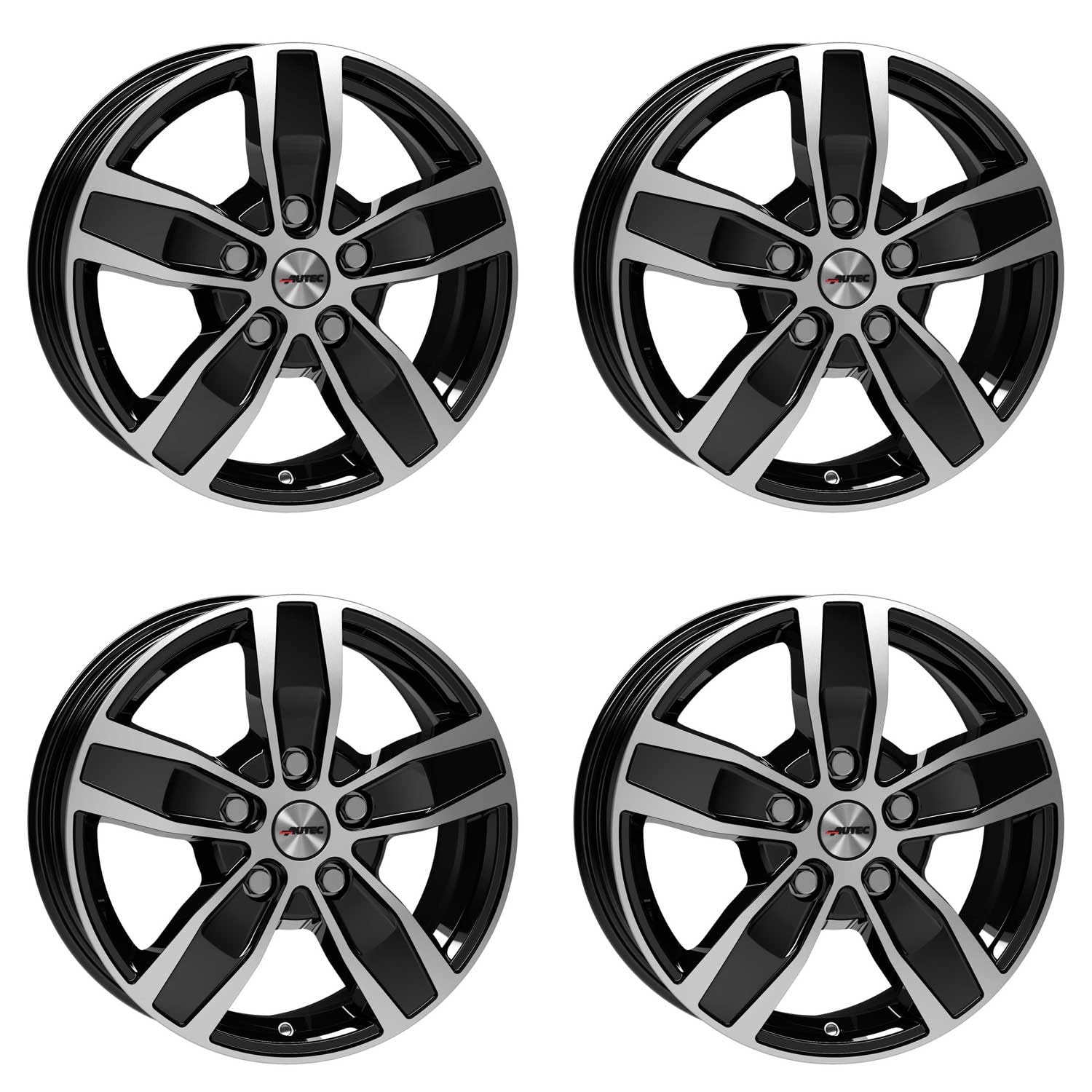 4x AUTEC Felgen Alufelgen QUANTRO 7.0x17 ET55 5x120 Schwarz poliert kompatibel mit MAN TGE 4x AUTEC Felgen Alufelgen QUANTRO 7.0x17 ET55 5x120 Schwarz poliert kompatibel mit MAN TGE von AUTEC