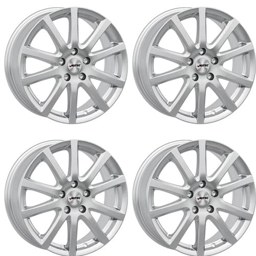 4x AUTEC Felgen Alufelgen SKANDIC 6.0x15 ET31 4x100 Brillantsilber kompatibel mit Dacia Spring Logan Sandero Dokker Lodgy von AUTEC