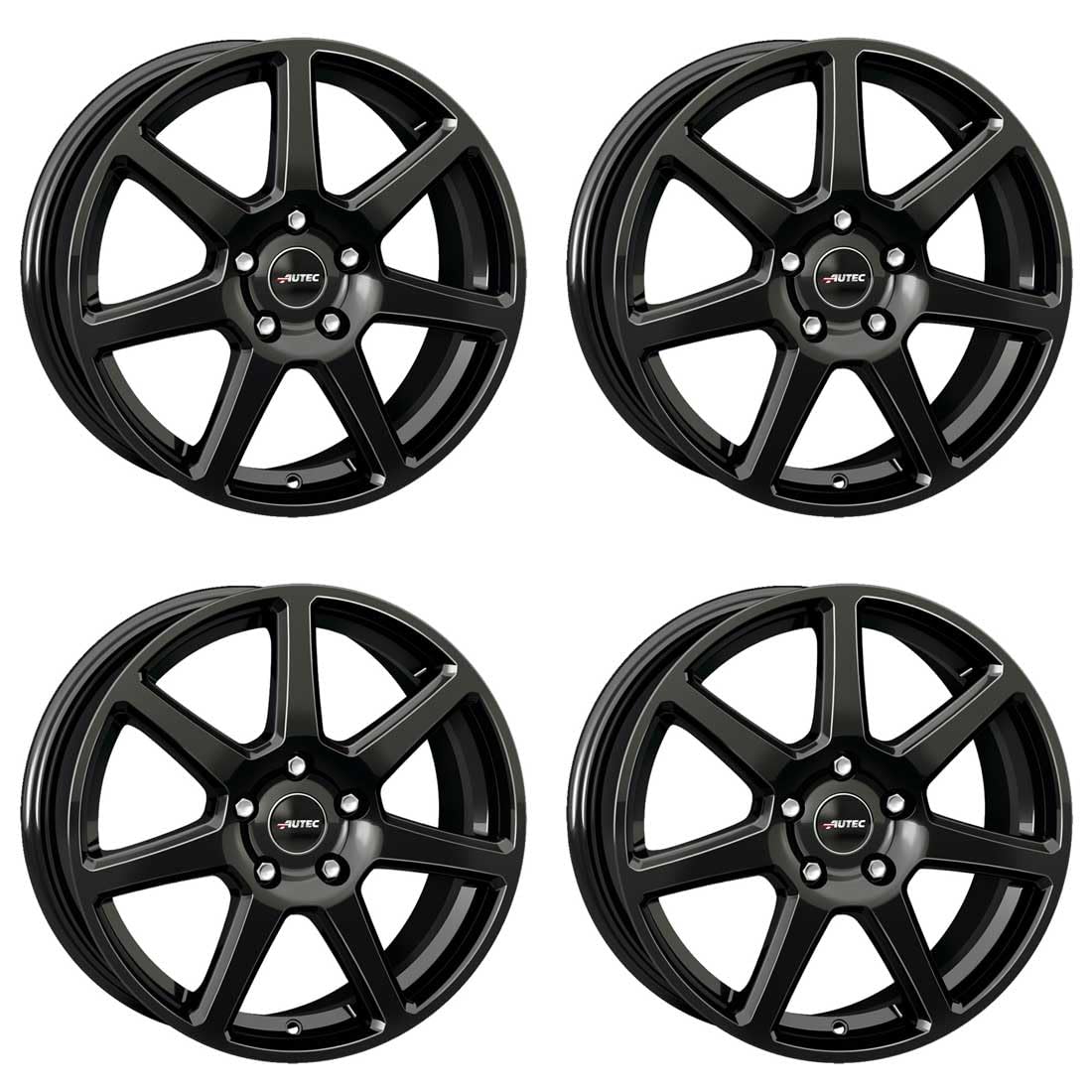 4x AUTEC Felgen Alufelgen TALLIN 7.5x17 ET48 5x114,3 Schwarz kompatibel mit Mazda 6 3 CX-7 CX-5 RX-8 CX-3 MX-5 5 4x AUTEC Felgen Alufelgen TALLIN 7.5x17 ET48 5x114,3 Schwarz kompatibel mit Mazda 6 3 CX-7 CX-5 RX-8 CX-3 MX-5 5 von AUTEC