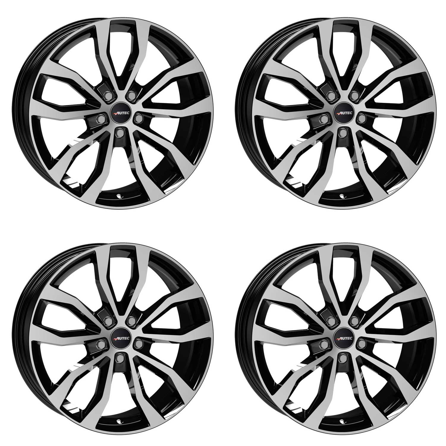 4x AUTEC Felgen Alufelgen UTECA 7.5x17 ET43 5x108 Schwarz poliert kompatibel mit DS Automobiles DS 7 4x AUTEC Felgen Alufelgen UTECA 7.5x17 ET43 5x108 Schwarz poliert kompatibel mit DS Automobiles DS 7 von AUTEC